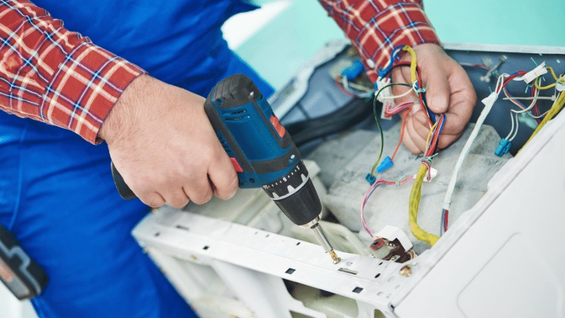 Karamürsel Baykan Baykan çamaşır makinesi kart tamiri – Su almama arızası orijinal parça ile giderildi. - Teknik servis örneği